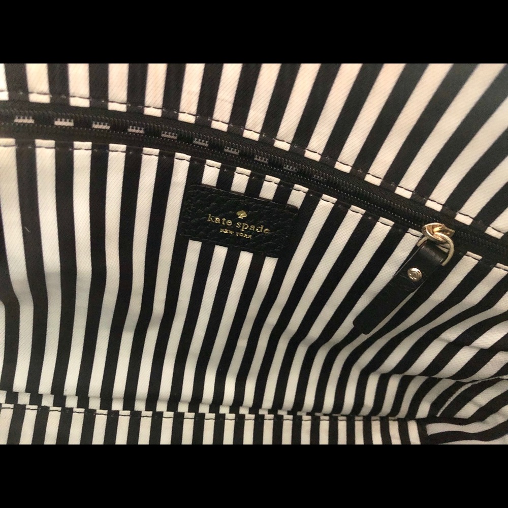 Kate Spade Black Pebbled Leather Tassel Satchel - Picture 6 of 15
